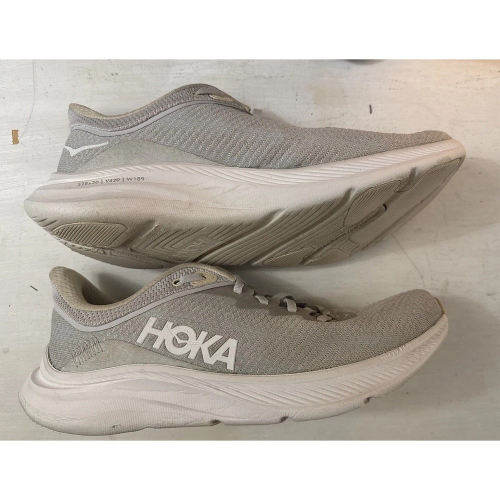 Hoka Solimar Womens US 9.5‎ B Nimbus Cloud Shortbread Athletic Sneakers Lace-Up - Picture 16 of 16